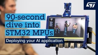 Deploy your AI application on STM32 MPUs with STM32 AI tools