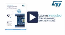 Getting started with Sub-Gigahertz RF expansion board