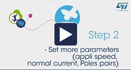 Start your motor control application design using Motor Control Workbench