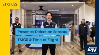 ST Presence Detection Technologies: TMOS (Thermal MOS) and ToF (Time-of-Flight)