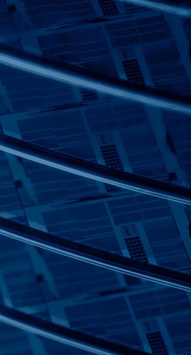 stack of wafer dark blue