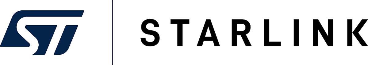 st and starlink co-branded logo