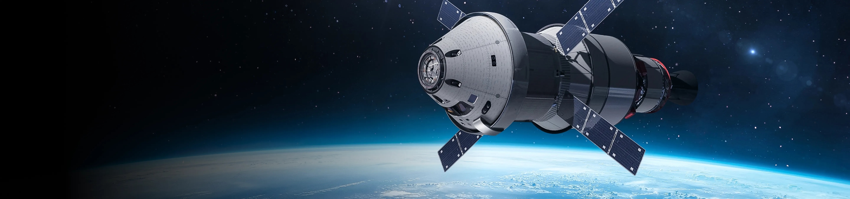 从太空拍摄的卫星图像