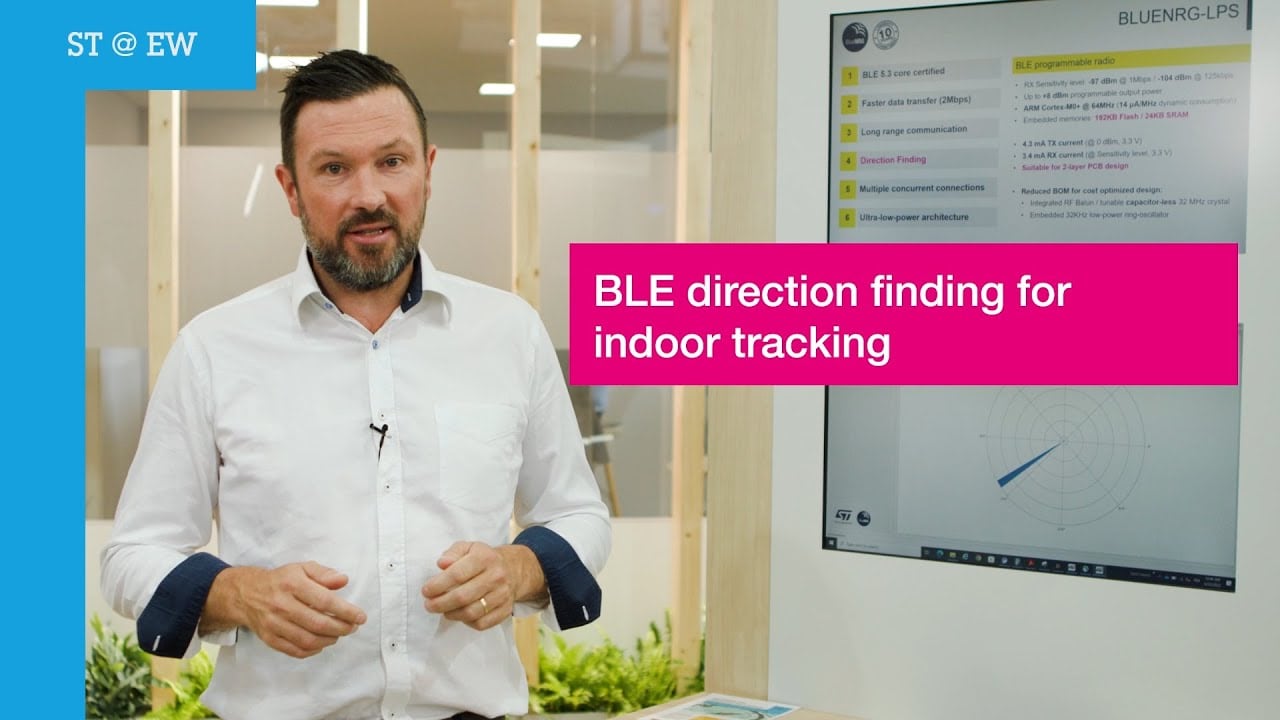 用于室内追踪的BLE测向