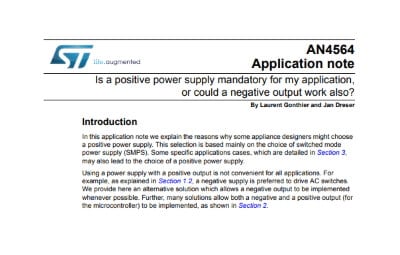 pdf positive power supply mandatory