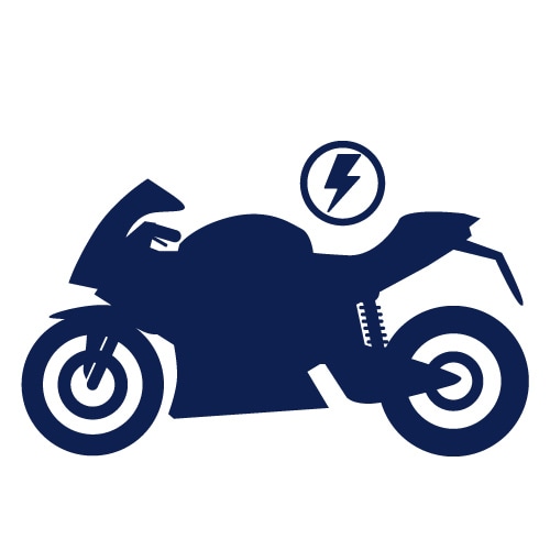 该图标代表面向电动摩托车的应用