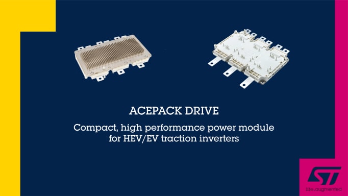 ACEPAK DRIVE视频：紧凑型高性能电源模块，面向混合动力汽车/电动汽车牵引逆变器