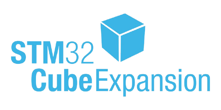 带有蓝色3D立方体图标与“STM32 Cube Expansion”字样的徽标