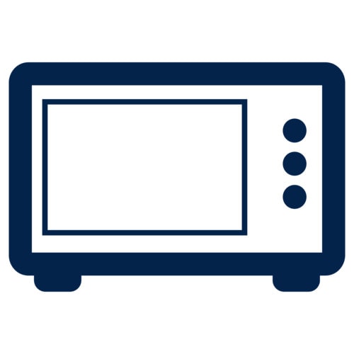 Icon of a microwave oven