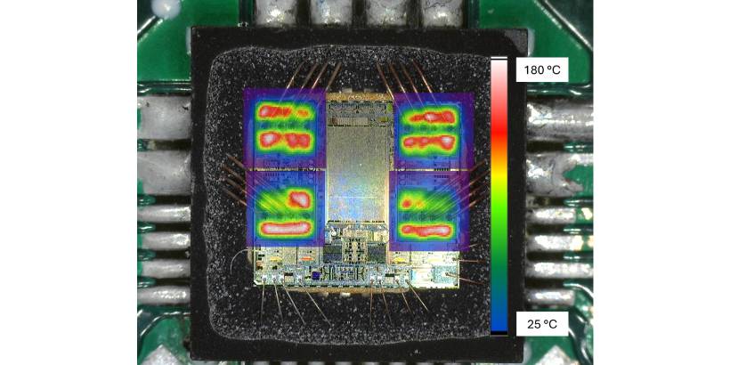 VNF9Q20F thermal map under LSC condition