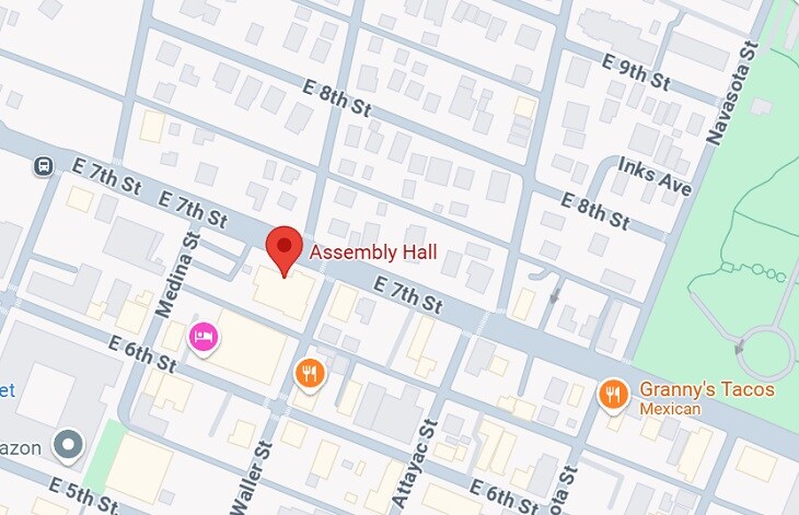 map of Edge AI Foundation Austin 2025