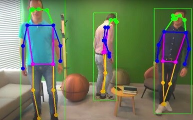 Multipose estimation demo