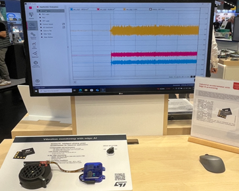 Vibration monitoring with smart accelerometer 